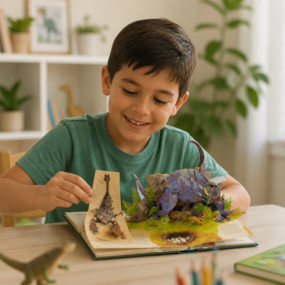 Enciclopedia Pop-Up 3D Interactiva de Dinosaurios