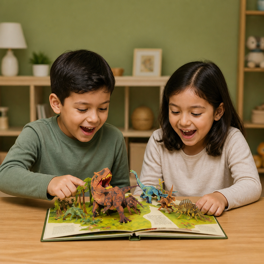 Enciclopedia Pop-Up 3D Interactiva de Dinosaurios