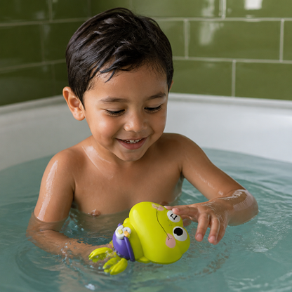 Rana De Baño Flotante Adorable De Cuerda Para Niños