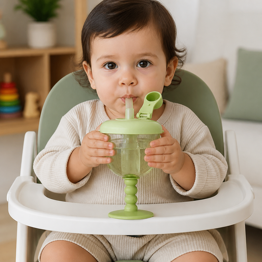 Vaso De Entrenamiento Para Bebés A Prueba De Fugas Con Popote