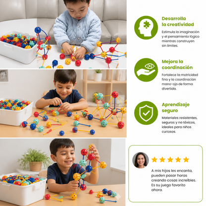Kit De Construcción STEM 3D – Juguete Educativo Creativo