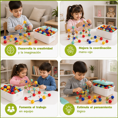 Kit De Construcción STEM 3D – Juguete Educativo Creativo