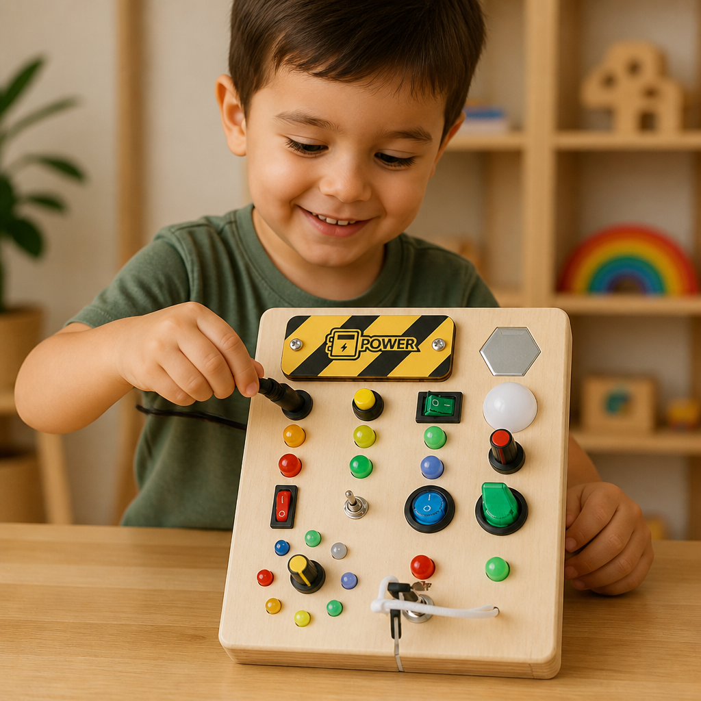 Tablero De Aprendizaje Montessori Interactivo Para Niños