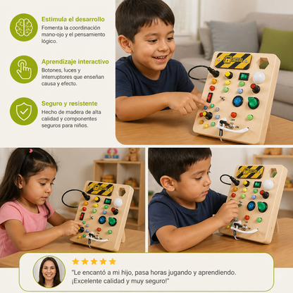 Tablero De Aprendizaje Montessori Interactivo Para Niños