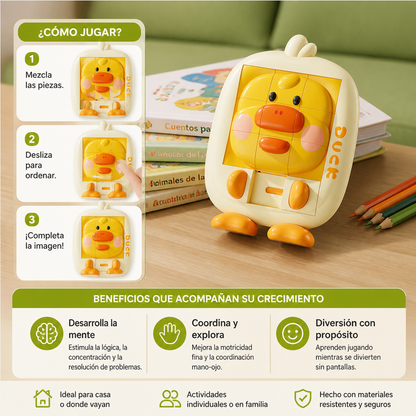 Juego Educativo “Rompecabezas Deslizante De Animales”