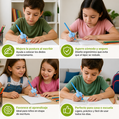 Guías Ergonómicas De Silicona Para Lápices