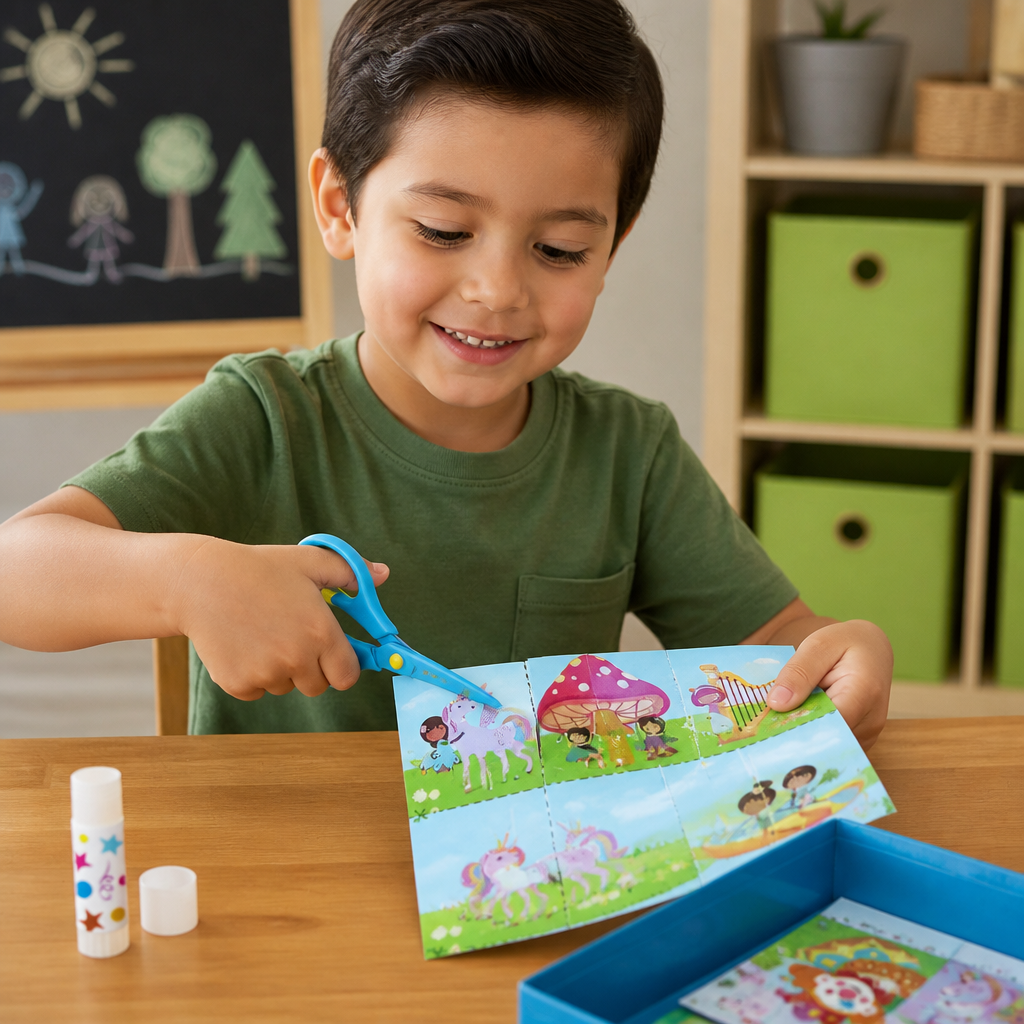 Libro De Práctica Con Tijeras Para Niños – Entrenamiento Seguro De Corte Con Tijeras Infantiles