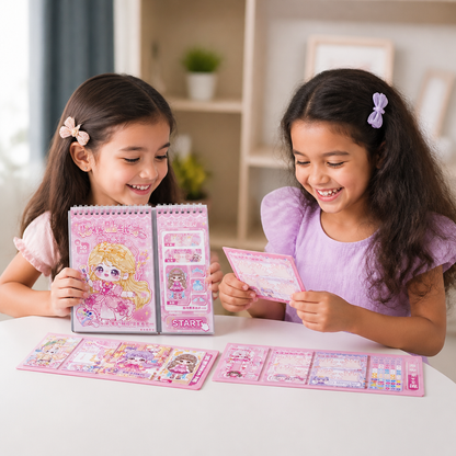 Libro De Pegatinas De Vestir Princesas – Diversión Creativa Con Stickers Para Niños