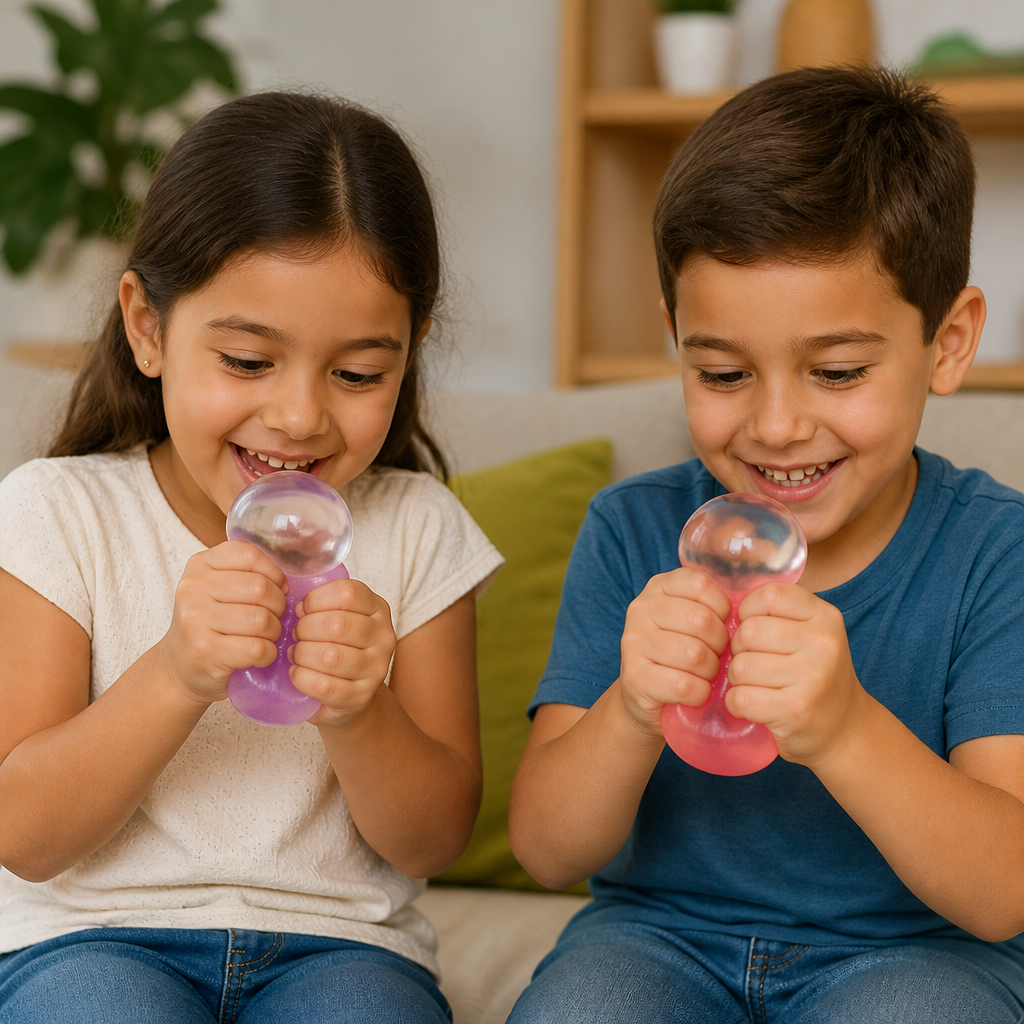 Pelota Antiestrés Con Relleno De Aceite De Coco – Suave Y Relajante