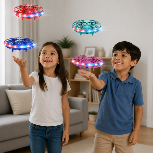 Dron OVNI Volador LED Controlado Por Movimiento