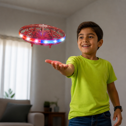 Dron OVNI Volador LED Controlado Por Movimiento