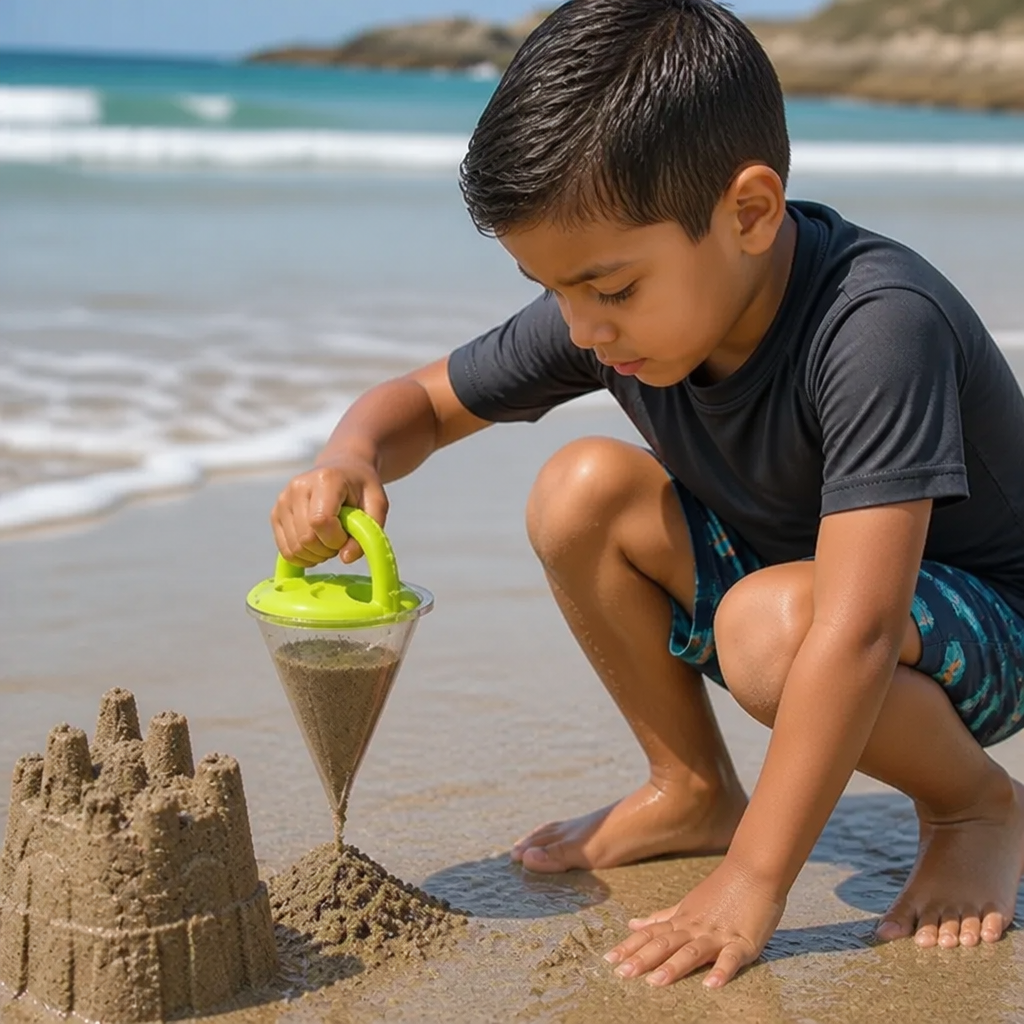 Embudo de Arena para Niños para Dibujar y Verter
