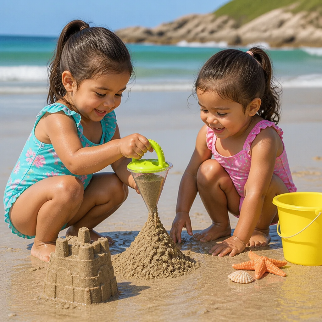 Embudo de Arena para Niños para Dibujar y Verter