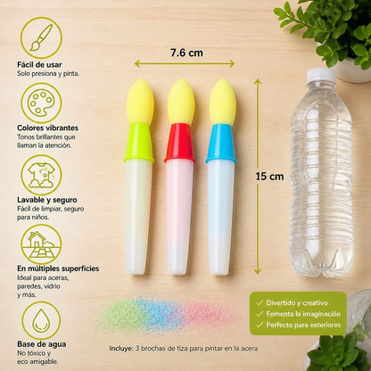 Set de 3 Plumas Mágicas para Dibujar – Para Diversión Creativa en Múltiples Superficies