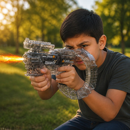 Pistola de Agua Eléctrica Espacial con Depósito Circular