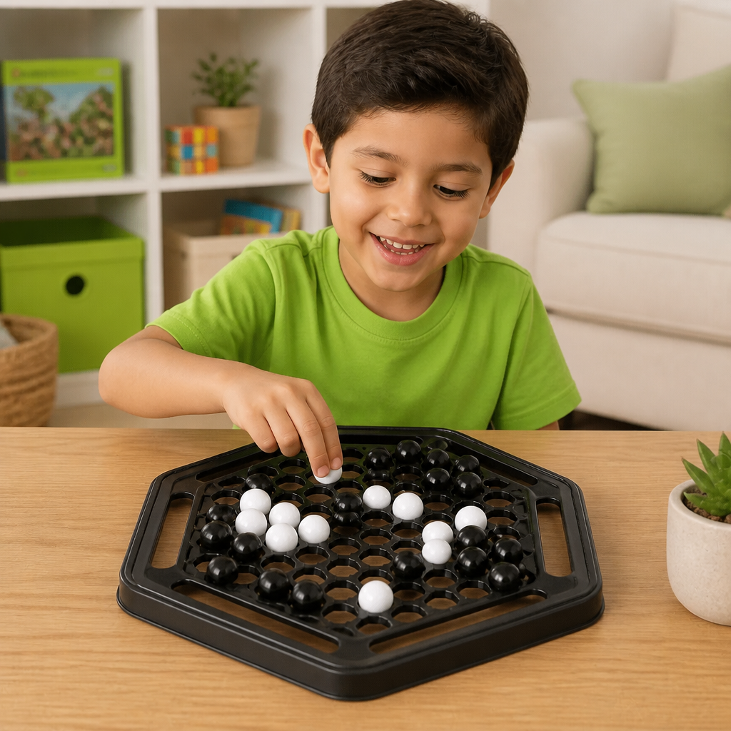 Push-Chess Juego De Estrategia Familiar – Juego Interactivo De Lógica Y Pensamiento Para Niños