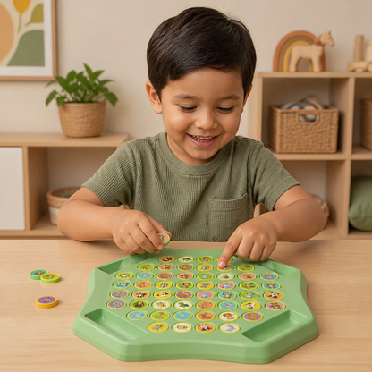 Juego De Memoria Con Monedas De Animales Para Toda La Familia