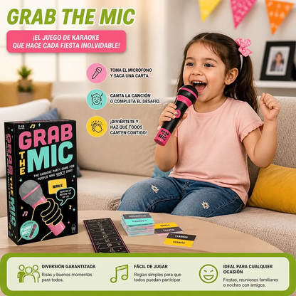 Juego de Karaoke con Micrófono – Divertido Juego Familiar para Amigos y Familia