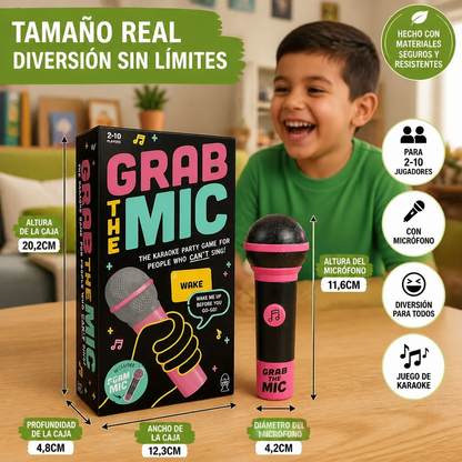 Juego de Karaoke con Micrófono – Divertido Juego Familiar para Amigos y Familia