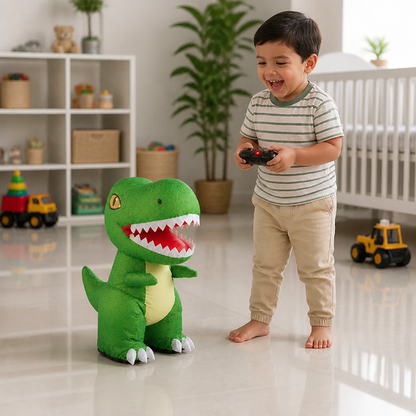 Juguete Inflable de Dinosaurio T-Rex a Control Remoto