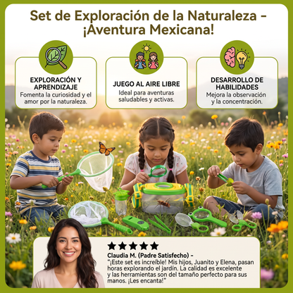 Set de observación de insectos al aire libre para niños con accesorios