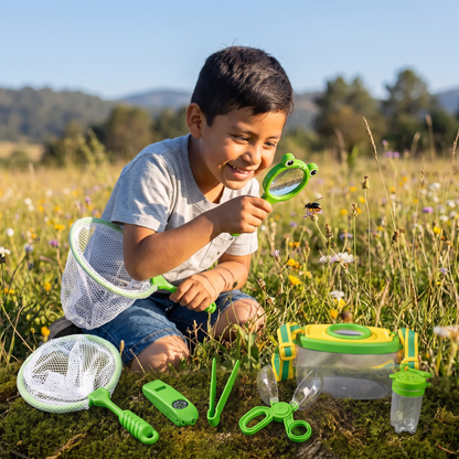 Set de observación de insectos al aire libre para niños con accesorios