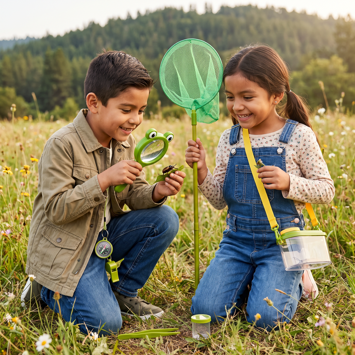 Set de observación de insectos al aire libre para niños con accesorios