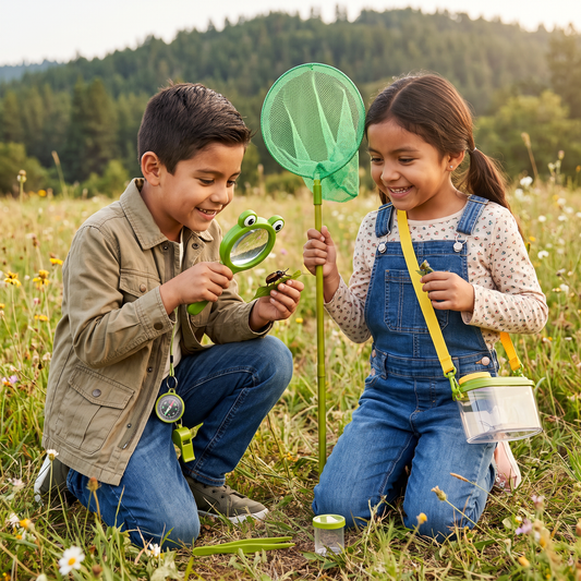 Set de observación de insectos al aire libre para niños con accesorios