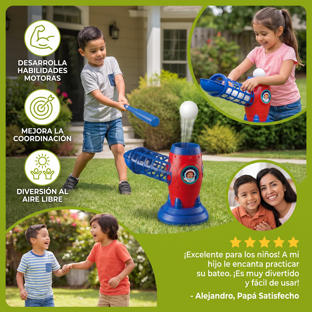 Máquina electrónica de lanzamiento de béisbol para niños