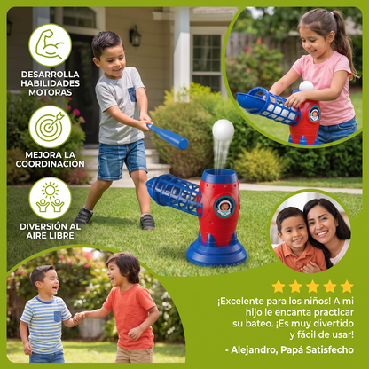 Máquina electrónica de lanzamiento de béisbol para niños