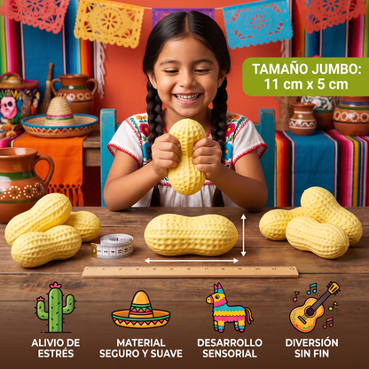 Squishy Jumbo de Cacahuate como Juguete Antiestrés