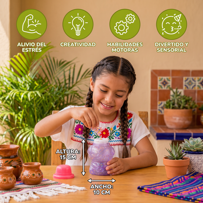 Set de manualidades DIY para crear Squishys creativos como alivio del estrés