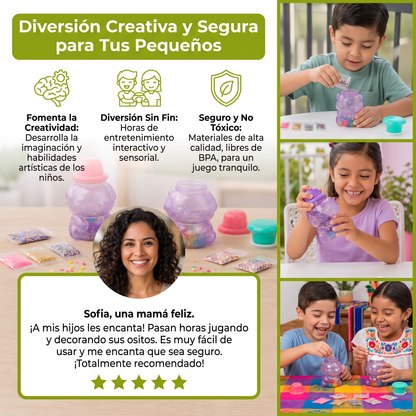 Set de manualidades DIY para crear Squishys creativos como alivio del estrés