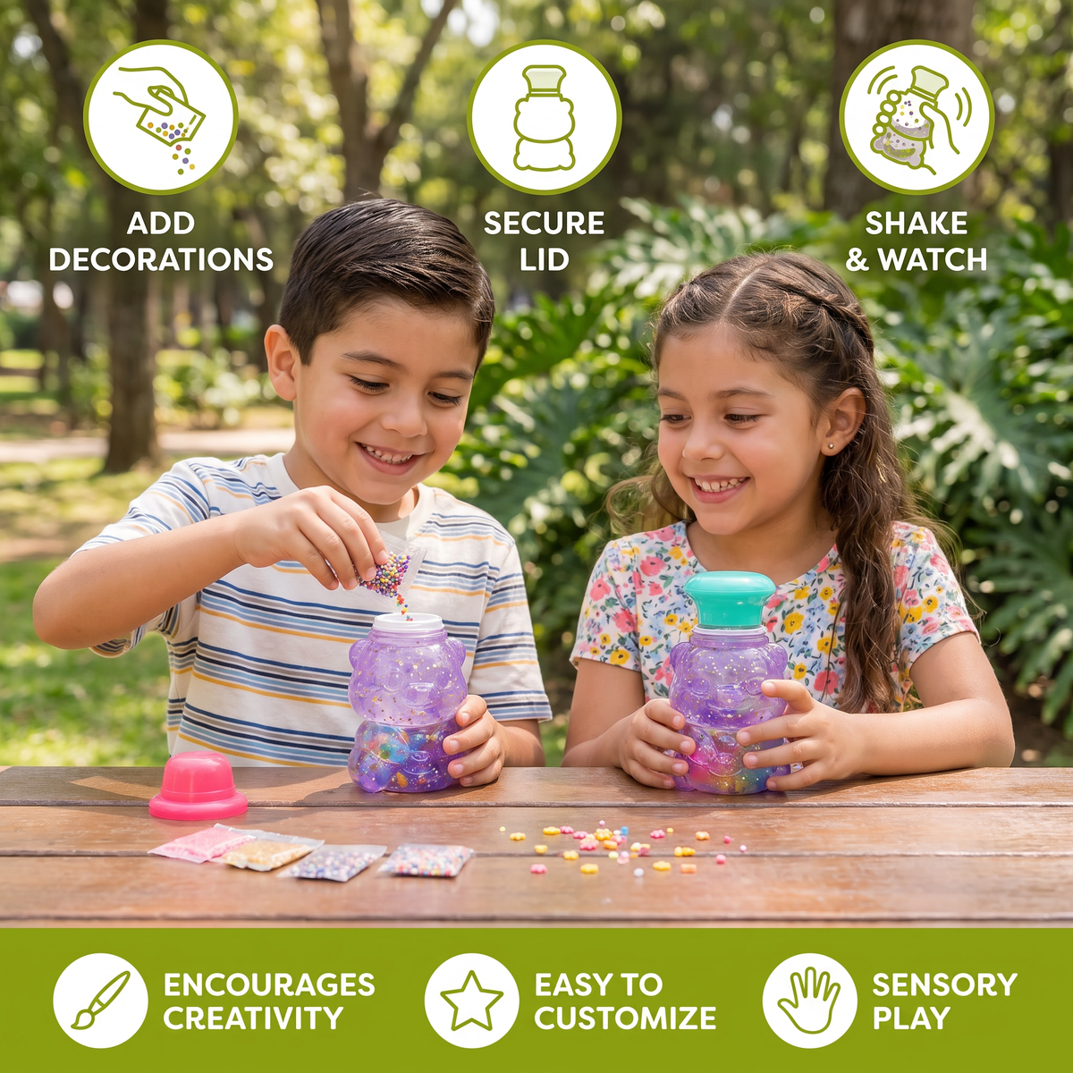 Set de manualidades DIY para crear Squishys creativos como alivio del estrés