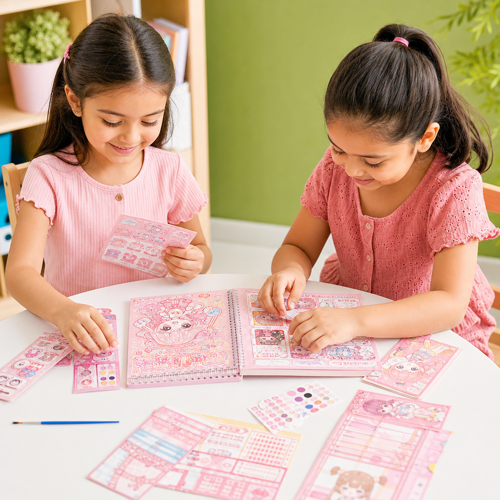 Libro De Pegatinas De Vestir Princesas – Diversión Creativa Con Stickers Para Niños