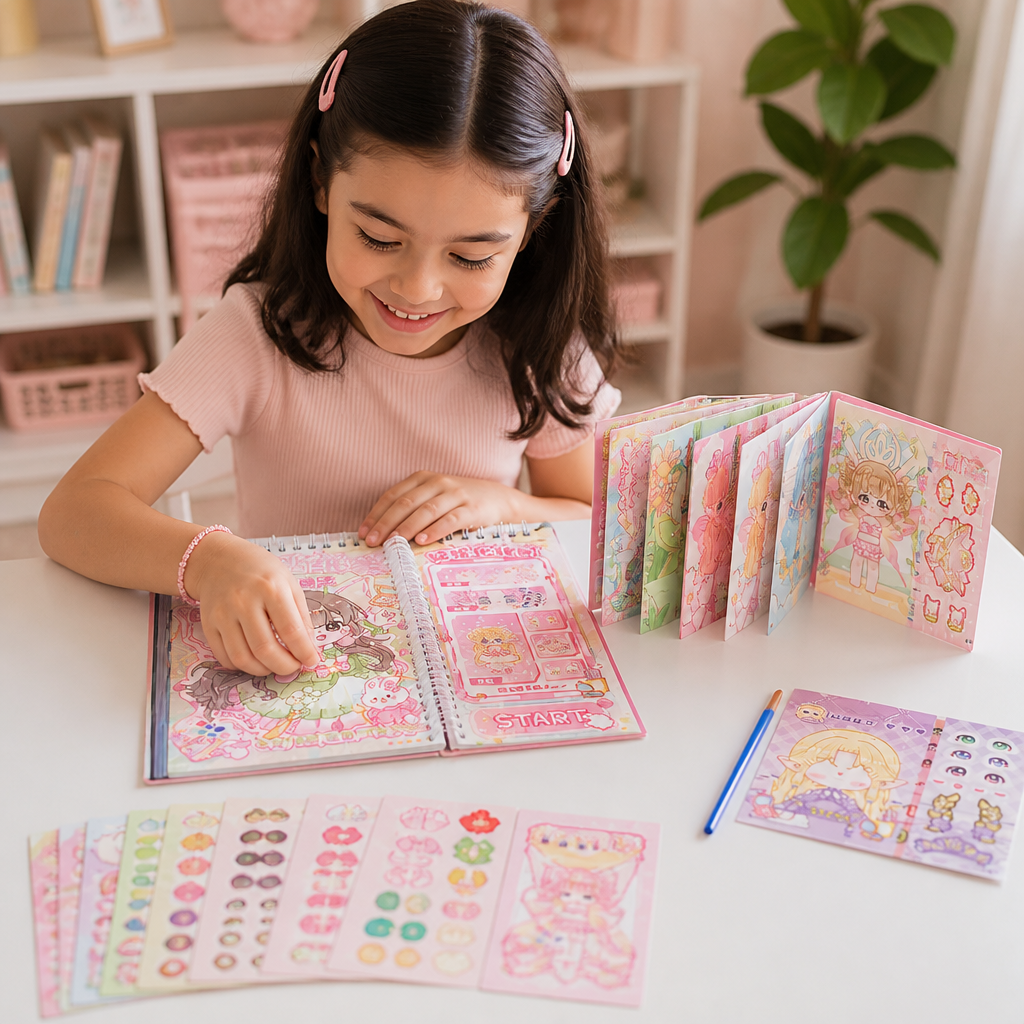 Libro De Pegatinas De Vestir Princesas – Diversión Creativa Con Stickers Para Niños