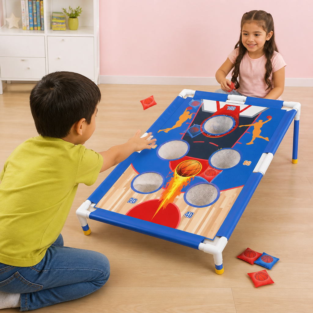 Set de juego de lanzamiento de saquitos – Divertido juego familiar para interiores y exteriores
