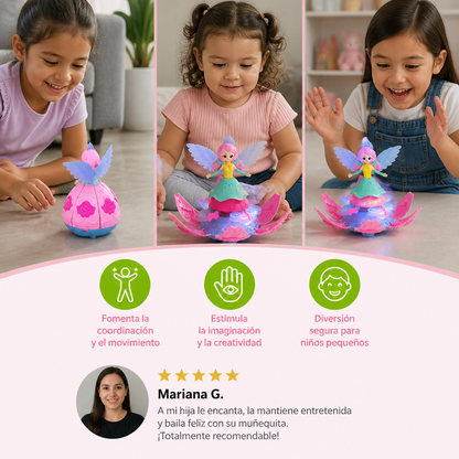 Juguete luminoso de princesa hada bailarina