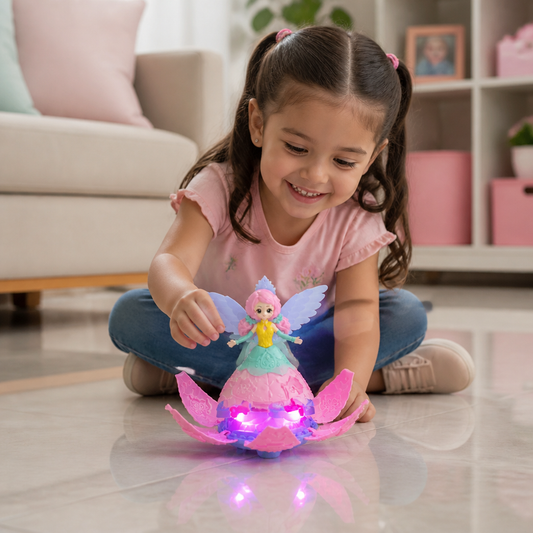 Juguete luminoso de princesa hada bailarina