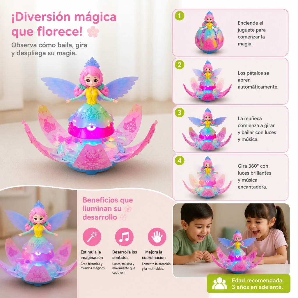 Muñeca Mágica de Princesa Bailarina