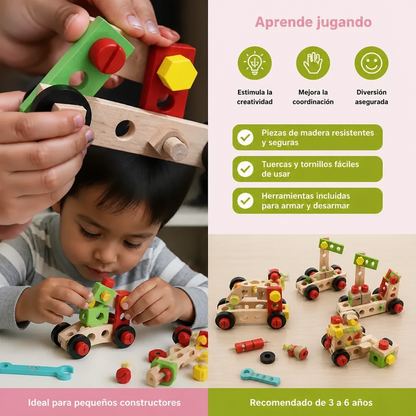Diversión para Armar – Set de Juego con Caja de Herramientas