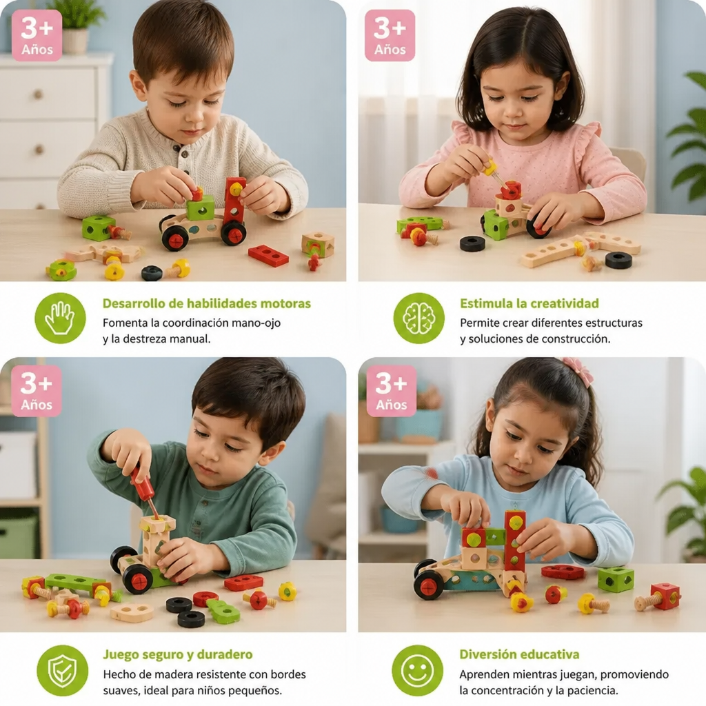 Diversión para Armar – Set de Juego con Caja de Herramientas