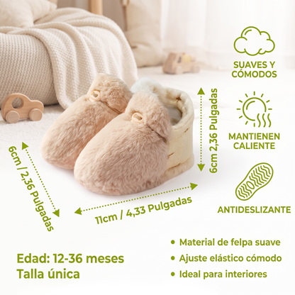 Calcetines suaves tipo zapato para bebés