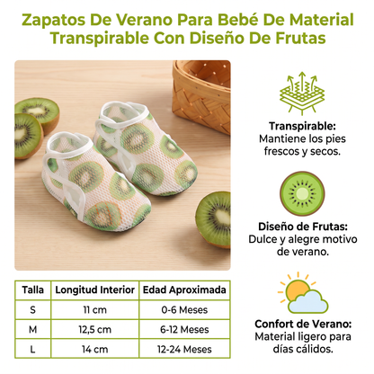 Zapatos De Verano Para Bebé De Material Transpirable Con Diseño De Frutas