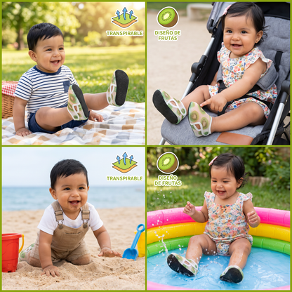 Zapatos De Verano Para Bebé De Material Transpirable Con Diseño De Frutas