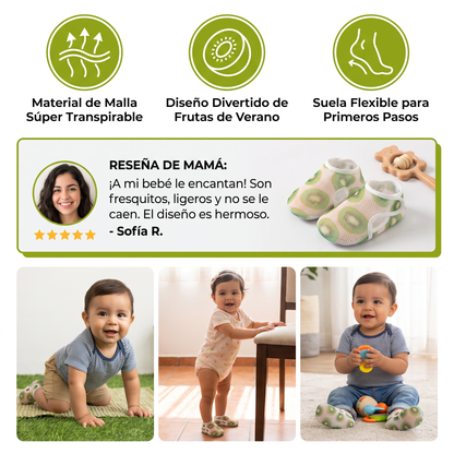 Zapatos De Verano Para Bebé De Material Transpirable Con Diseño De Frutas