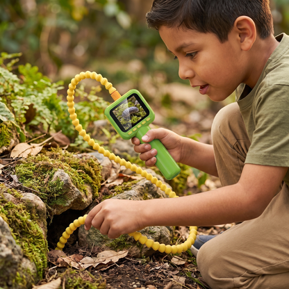 Cámara Exploradora Infantil – Juguete de Exploración Submarina y de la Naturaleza con Luz y Pantalla