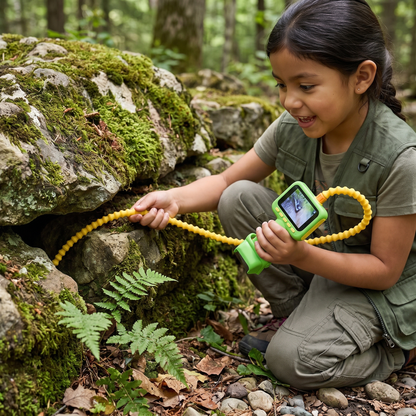 Cámara Exploradora Infantil – Juguete de Exploración Submarina y de la Naturaleza con Luz y Pantalla