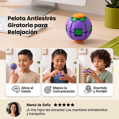 Pelota Antiestrés Giratoria para Relajación
