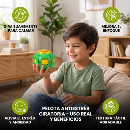 Pelota Antiestrés Giratoria para Relajación